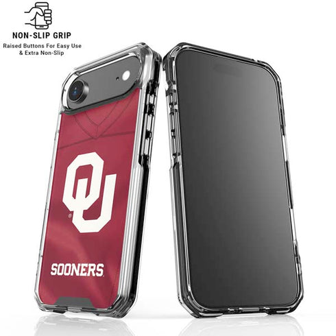 University of Oklahoma Red Jersey iPhone 17 Air Clear Case