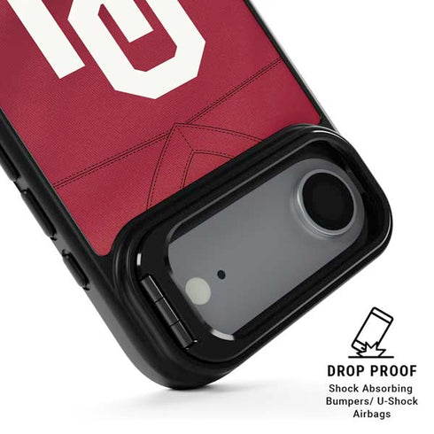 University of Oklahoma Red Jersey iPhone 17 Air Kickstand Case