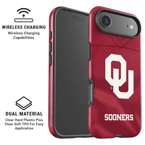 University of Oklahoma Red Jersey iPhone 17 Air Magsafe Impact Case