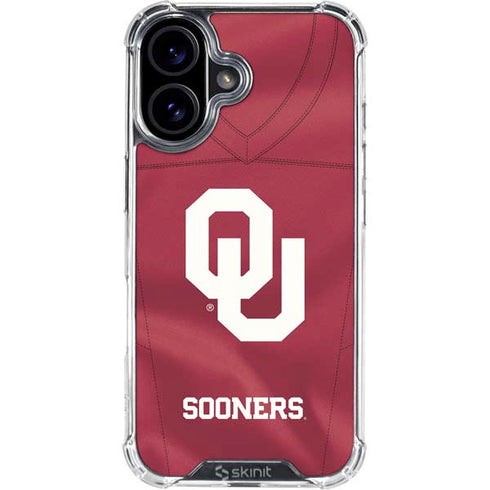University of Oklahoma Red Jersey iPhone 17 Clear Case