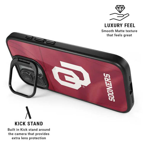 University of Oklahoma Red Jersey iPhone 17 Kickstand Case