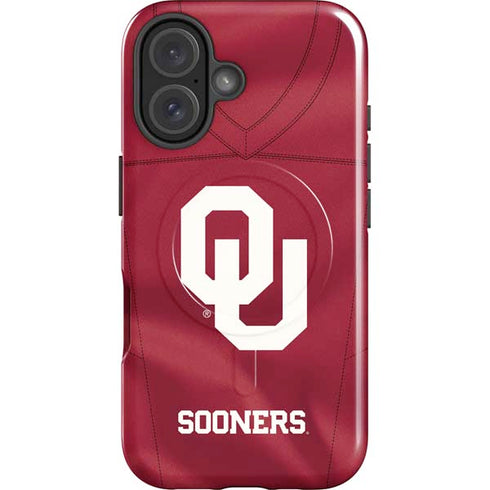 University of Oklahoma Red Jersey iPhone 17 Magsafe Impact Case