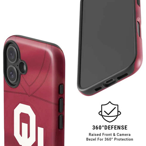University of Oklahoma Red Jersey iPhone 17 Magsafe Impact Case
