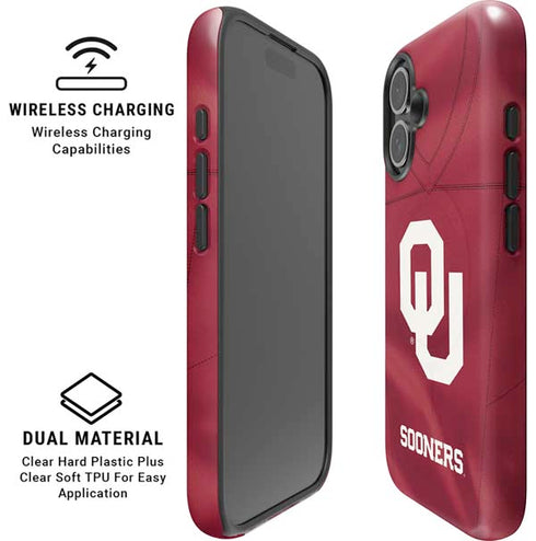 University of Oklahoma Red Jersey iPhone 17 Magsafe Impact Case