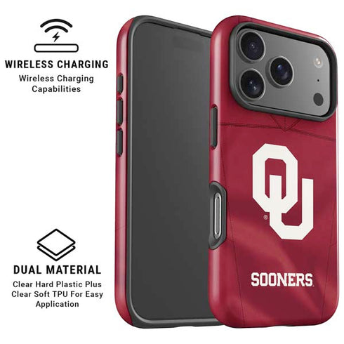 University of Oklahoma Red Jersey iPhone 17 Pro Magsafe Impact Case