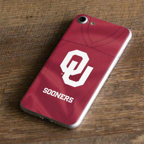 University of Oklahoma Red Jersey iPhone 7 Skin