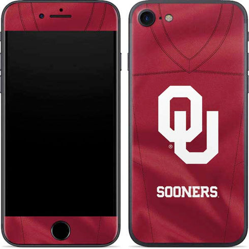 University of Oklahoma Red Jersey iPhone 8 Skin