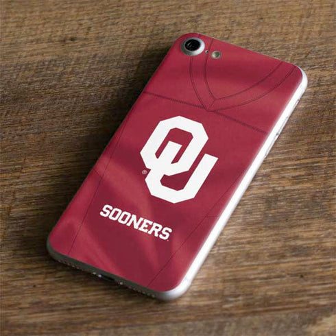 University of Oklahoma Red Jersey iPhone 8 Skin