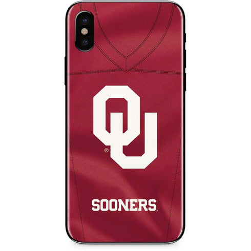 University of Oklahoma Red Jersey iPhone X Skin
