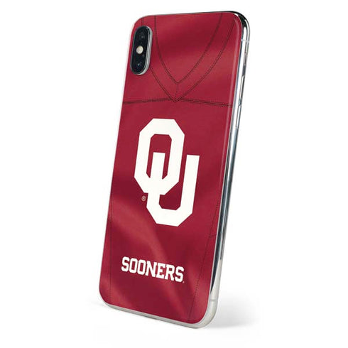 University of Oklahoma Red Jersey iPhone X Skin