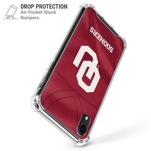 University of Oklahoma Red Jersey iPhone XR Clear Case