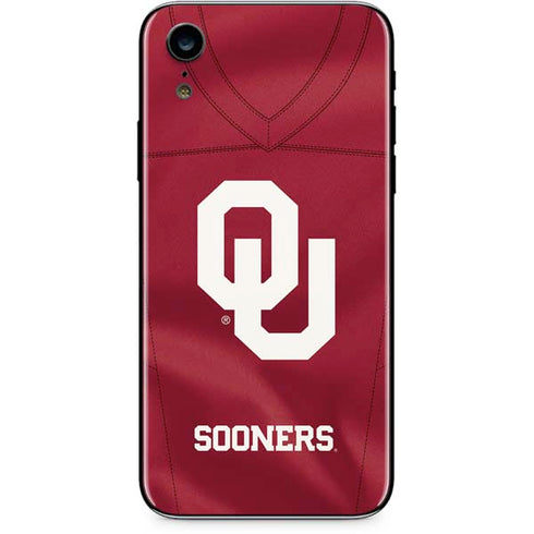 University of Oklahoma Red Jersey iPhone XR Skin