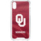University of Oklahoma Red Jersey iPhone XS Clear Case