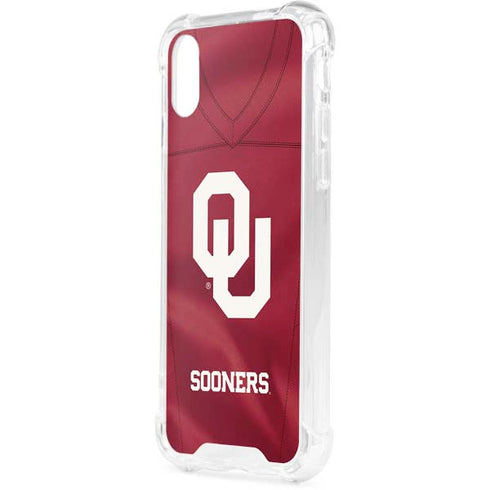 University of Oklahoma Red Jersey iPhone XS Clear Case