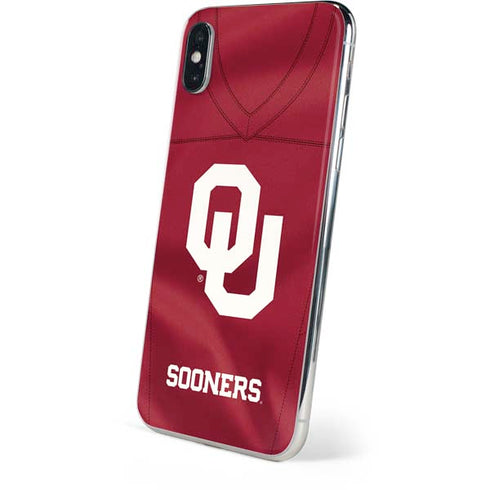 University of Oklahoma Red Jersey iPhone XS Skin