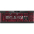 University of Oklahoma Red Jersey K95 RGB PLATINUM Mechanical Gaming Keyboard Skin