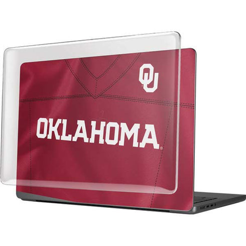 University of Oklahoma Red Jersey MacBook Pro 14in (2021-24) Case plus Skin