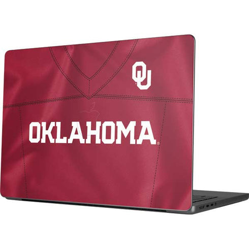University of Oklahoma Red Jersey MacBook Pro 14in (2021-24) Skin