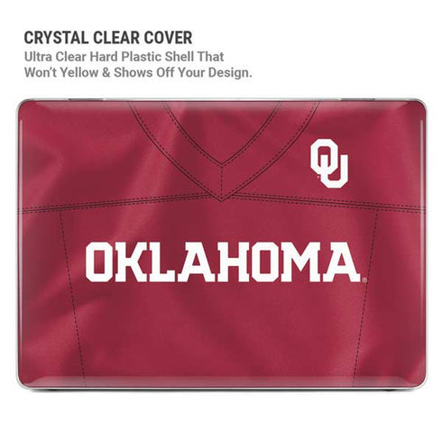University of Oklahoma Red Jersey MacBook Pro 15in (2016-19) Case plus Skin