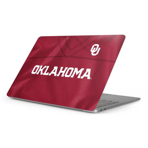 University of Oklahoma Red Jersey Apple MacBook Pro 16-inch Skin