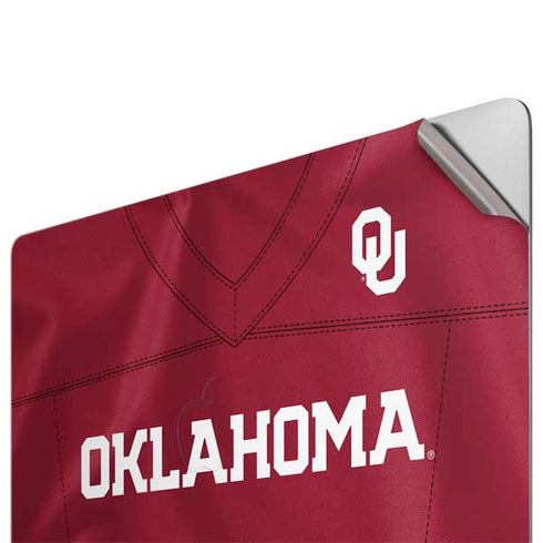 University of Oklahoma Red Jersey Apple MacBook Pro 16-inch Skin