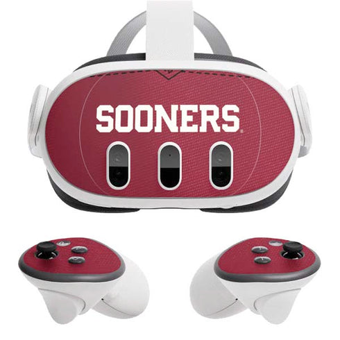 University of Oklahoma Red Jersey Meta Quest 3 Skin