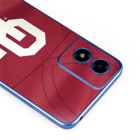 University of Oklahoma Red Jersey Moto G Play 4G (2024) Skin