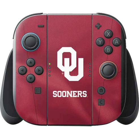 University of Oklahoma Red Jersey Nintendo Switch 2 (2025) with Joy-Con Skin