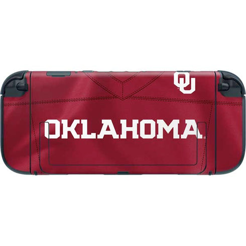 University of Oklahoma Red Jersey Nintendo Switch 2 (2025) with Joy-Con Skin