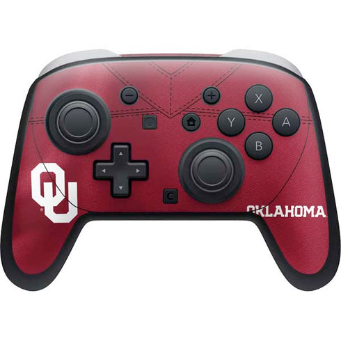 University of Oklahoma Red Jersey Nintendo Switch 2 (2025) Pro Controller Skin