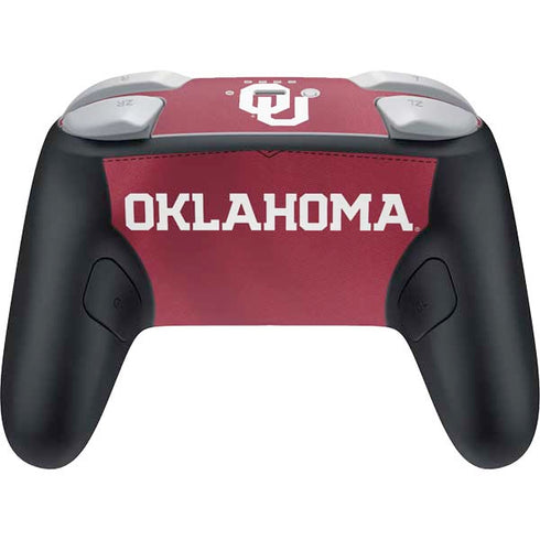 University of Oklahoma Red Jersey Nintendo Switch 2 (2025) Pro Controller Skin