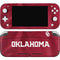 University of Oklahoma Red Jersey Nintendo Switch Lite Skin
