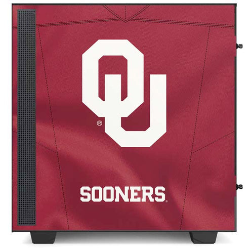 University of Oklahoma Red Jersey NZXT H510 Compact ATX Mid-Tower Case Skin