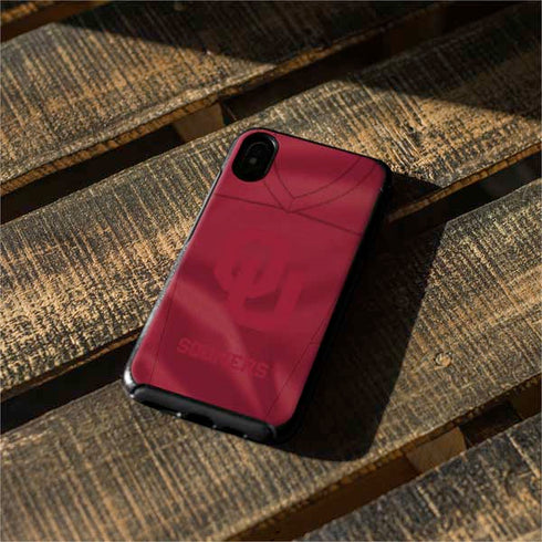 University of Oklahoma Red Jersey Otterbox Symmetry iPhone Skin