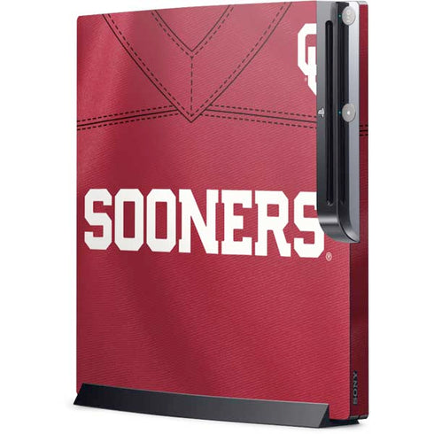 University of Oklahoma Red Jersey Playstation 3 & PS3 Slim Skin