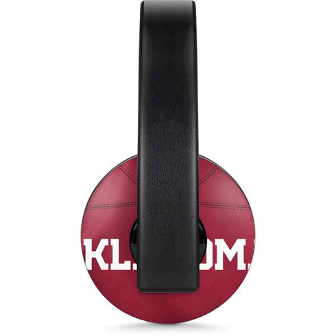 University of Oklahoma Red Jersey PlayStation 4 Gold Wireless Headset Skin