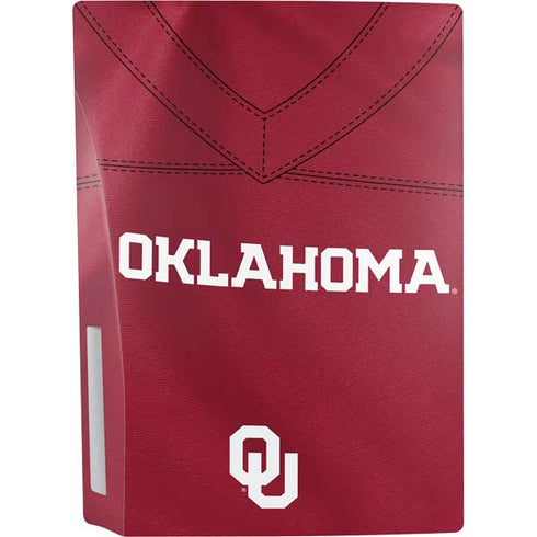 University of Oklahoma Red Jersey PS5 Console Skin