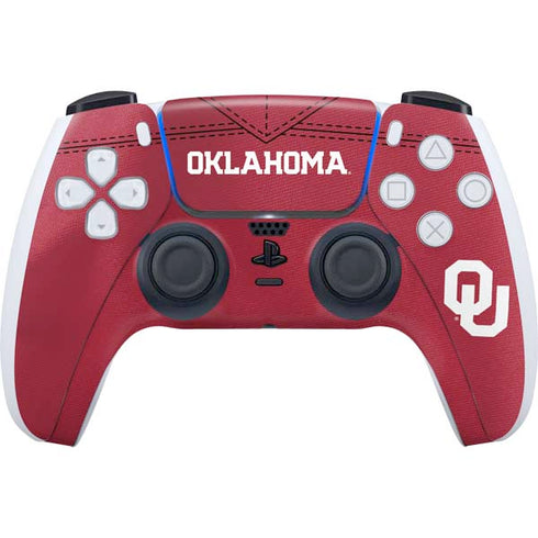 University of Oklahoma Red Jersey PS5 Controller Skin