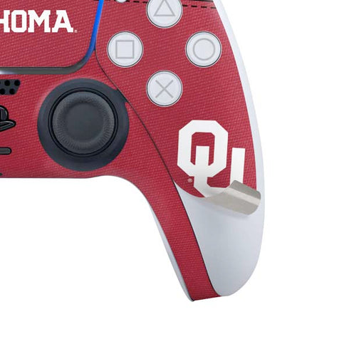 University of Oklahoma Red Jersey PS5 Controller Skin