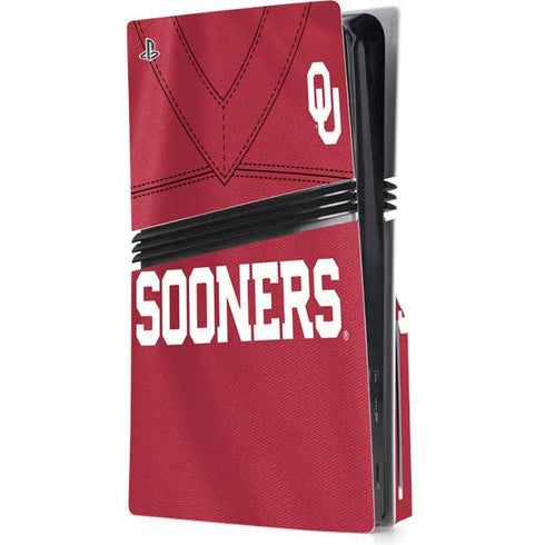 University of Oklahoma Red Jersey PlayStation PS5 Skins