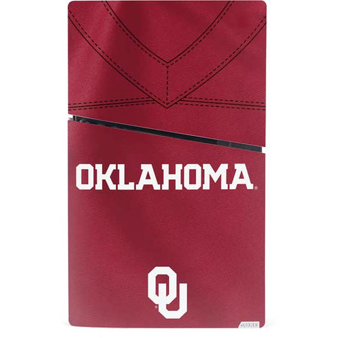 University of Oklahoma Red Jersey PS5 Slim Digital Edition Bundle Skin