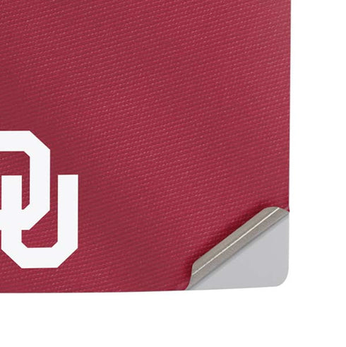 University of Oklahoma Red Jersey PS5 Slim Disk Console Skin