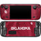 University of Oklahoma Red Jersey Steam Deck Handheld Gaming Computer OLED Skin