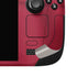 University of Oklahoma Red Jersey Steam Deck Handheld Gaming Computer OLED Skin