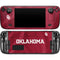 University of Oklahoma Red Jersey Steam Deck Handheld Gaming Computer Skin