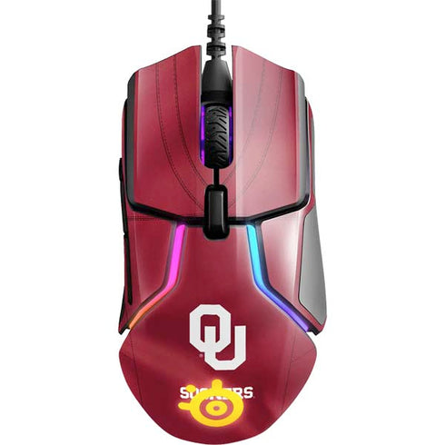 University of Oklahoma Red Jersey SteelSeries Rival 600 Gaming Mouse Skin