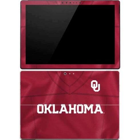 University of Oklahoma Red Jersey Surface Pro 4 Skin