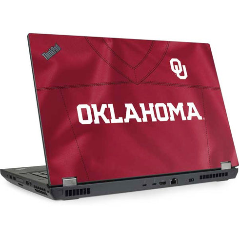 University of Oklahoma Red Jersey Lenovo ThinkPad Skin