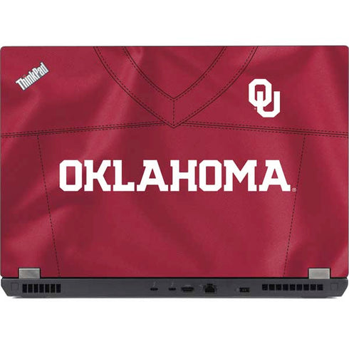 University of Oklahoma Red Jersey Lenovo ThinkPad Skin