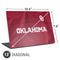 University of Oklahoma Red Jersey Universal Laptop 13in (10.6 x 7.6in) Skin